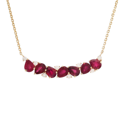 Collar Cluster | Gemas en forma Pera