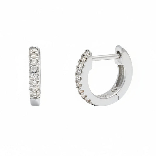 Aretes Huggies | Diamantes Naturales