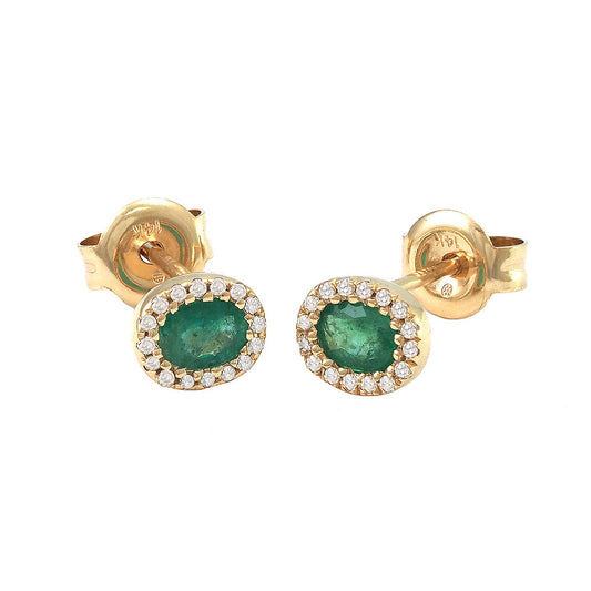 Aretes Esmeralda | Halo Oval