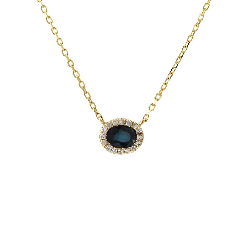 Dije Oval con Halo | Bezel Collection