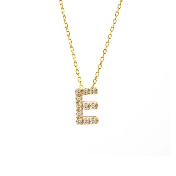 Dije Inicial con Micro Pavé | Letters Collection