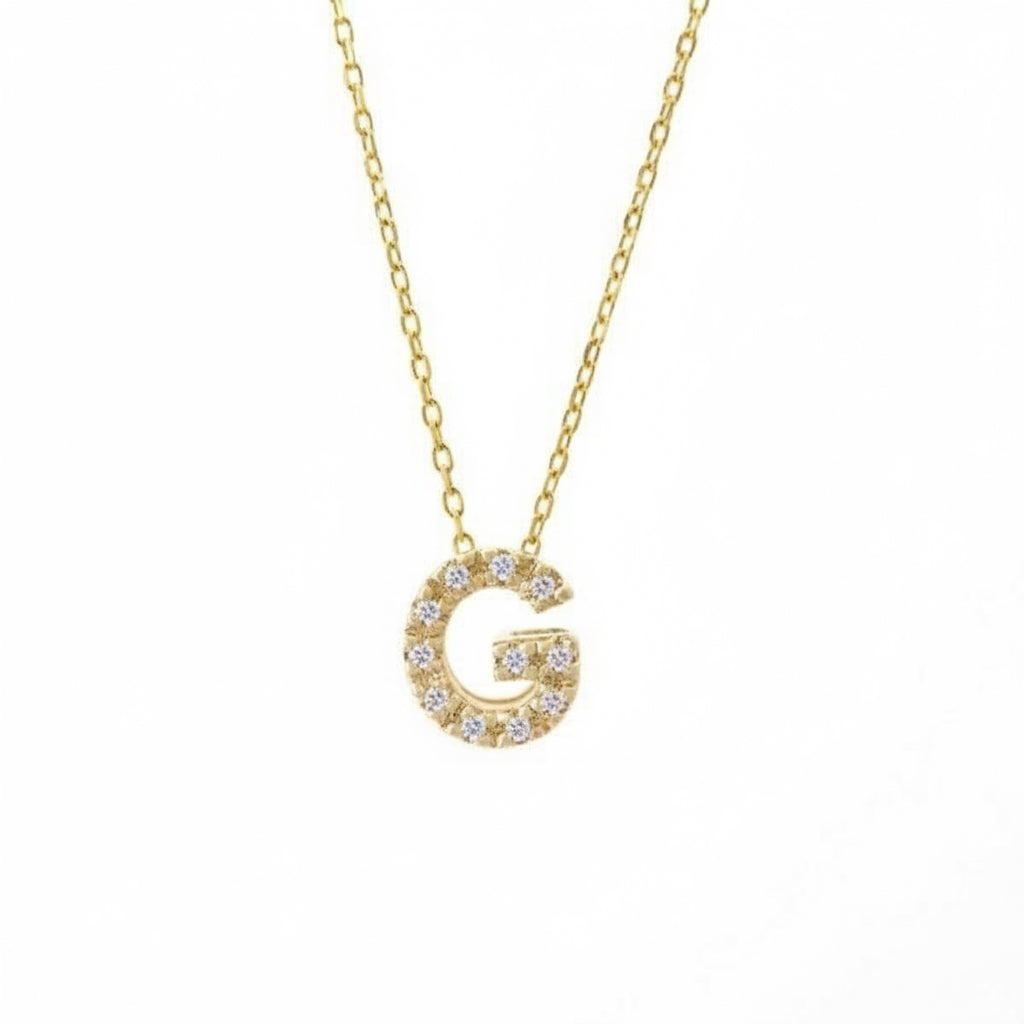 Dije Inicial con Micro Pavé | Letters Collection