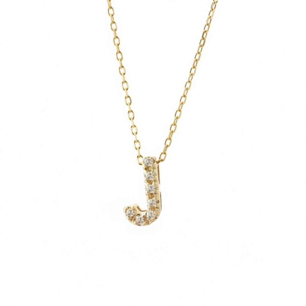Dije Inicial con Micro Pavé | Letters Collection