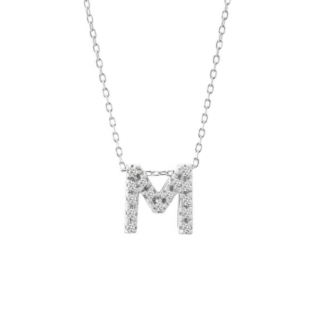 Dije Inicial con Micro Pavé | Letters Collection