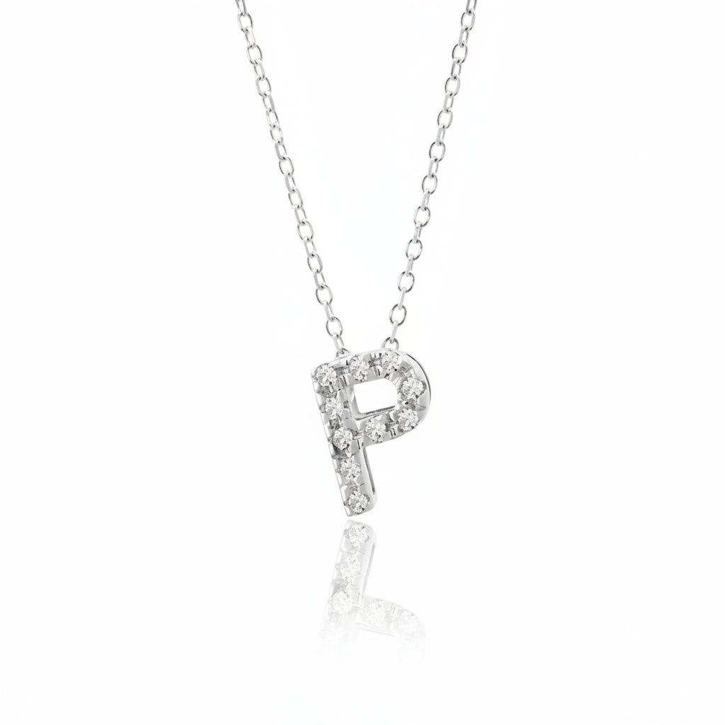 Dije Inicial con Micro Pavé | Letters Collection
