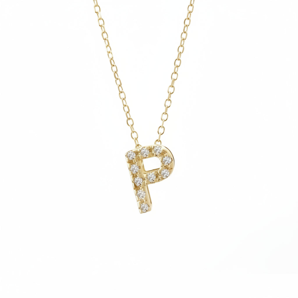 Dije Inicial con Micro Pavé | Letters Collection
