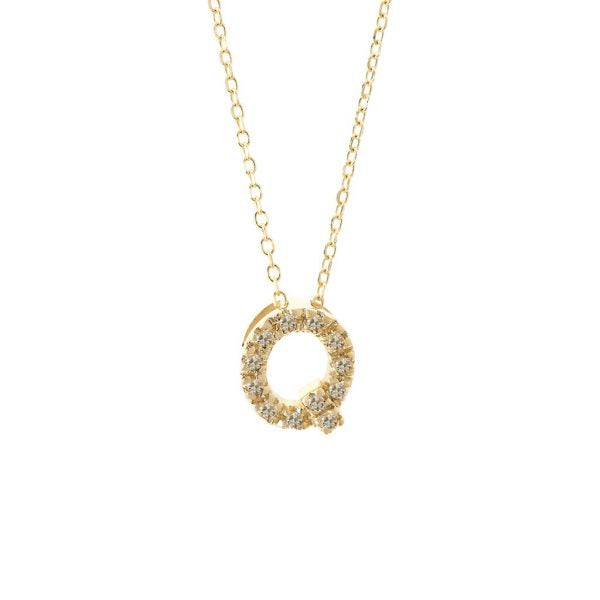 Dije Inicial con Micro Pavé | Letters Collection