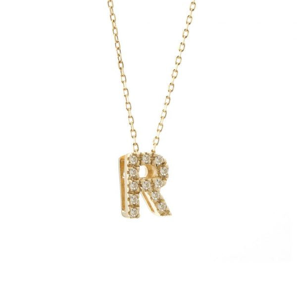 Dije Inicial con Micro Pavé | Letters Collection