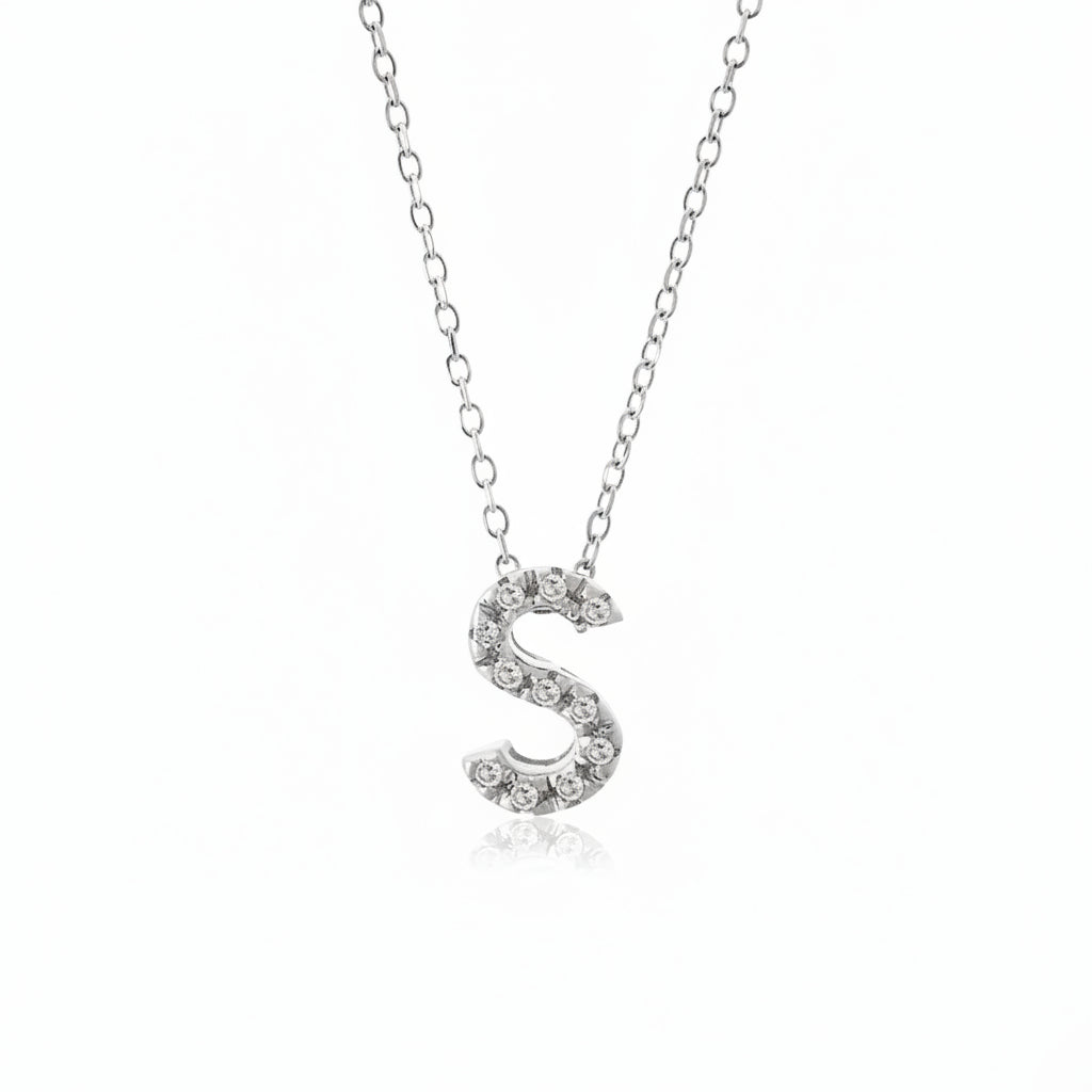 Dije Inicial con Micro Pavé | Letters Collection