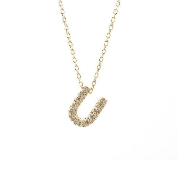 Dije Inicial con Micro Pavé | Letters Collection