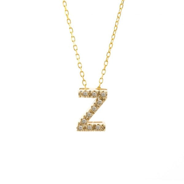 Dije Inicial con Micro Pavé | Letters Collection
