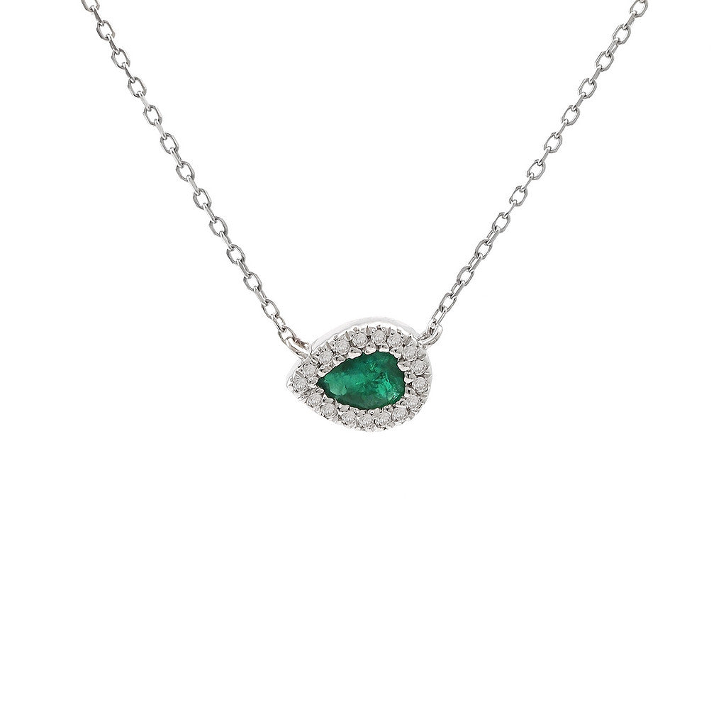 Dije Pera con Halo | Bezel Collection