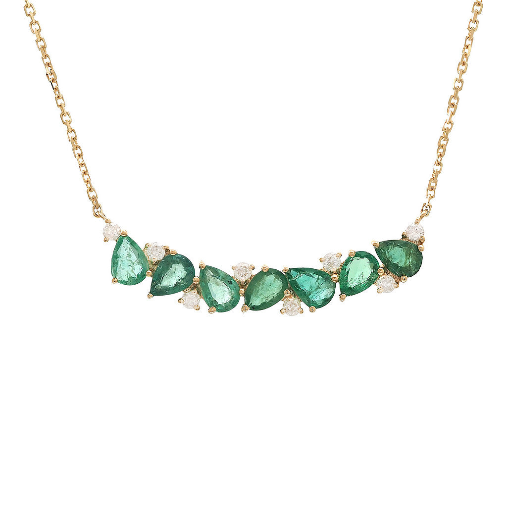 Collar Cluster | Gemas en forma Pera