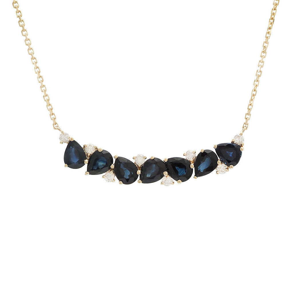 Collar Cluster | Gemas en forma Pera
