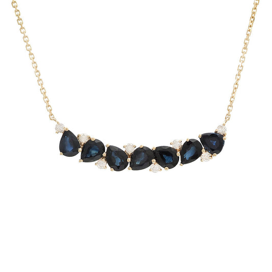 Collar Cluster | Gemas en forma Pera