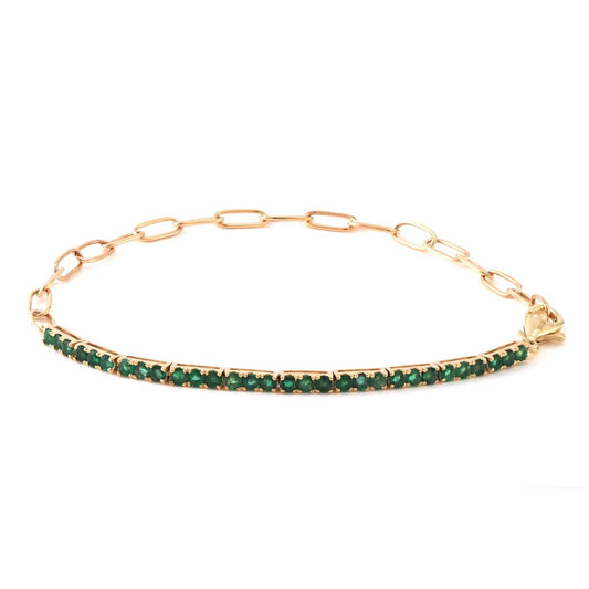 Pulsera Esmeralda | Estilo Garra