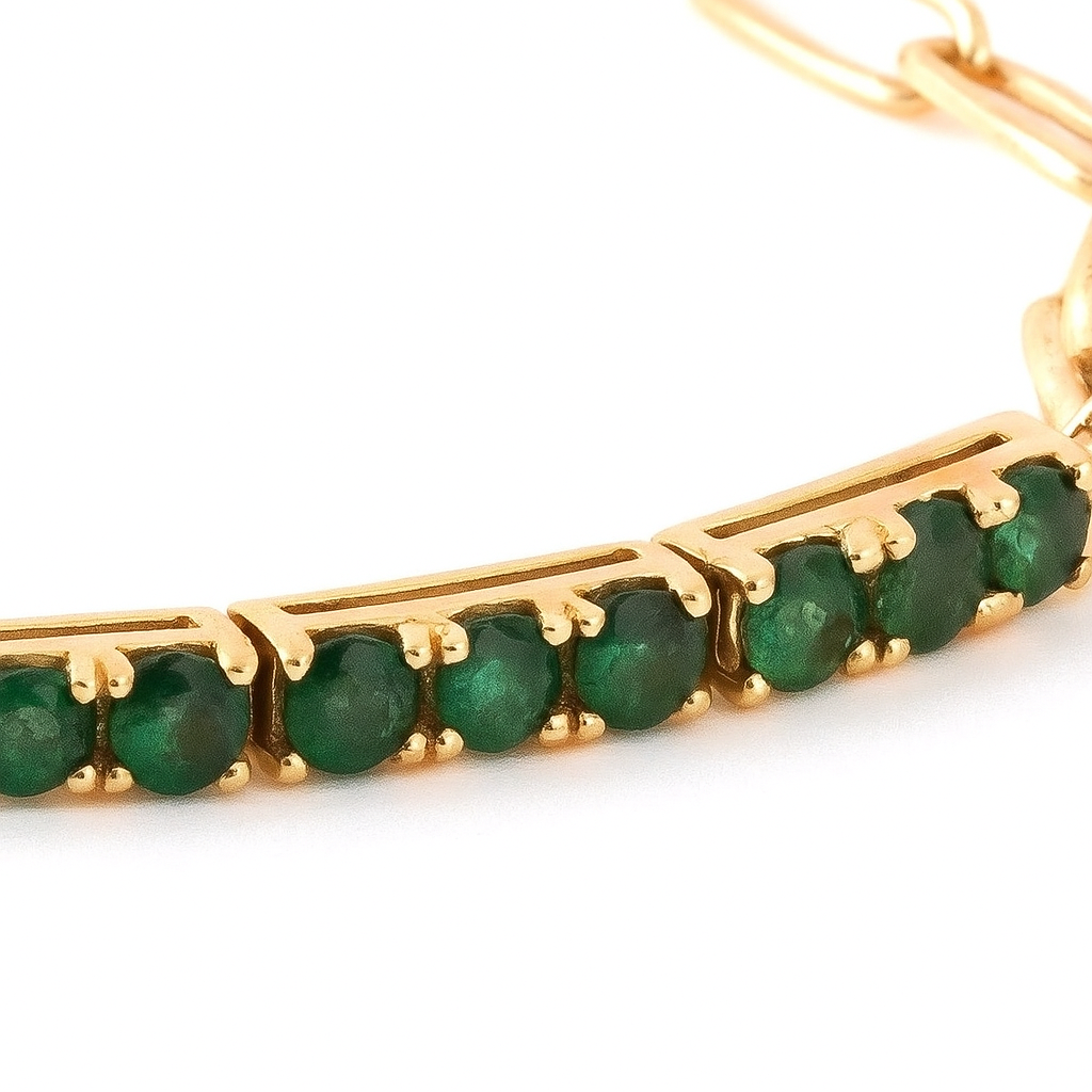 Pulsera Esmeralda | Estilo Garra