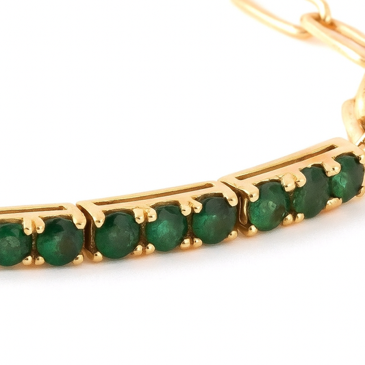 Pulsera Esmeralda | Estilo Garra