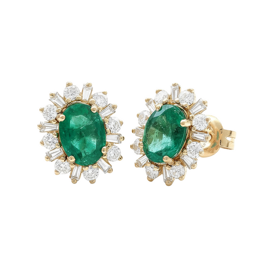 Aretes Esmeralda | Halo Clásico