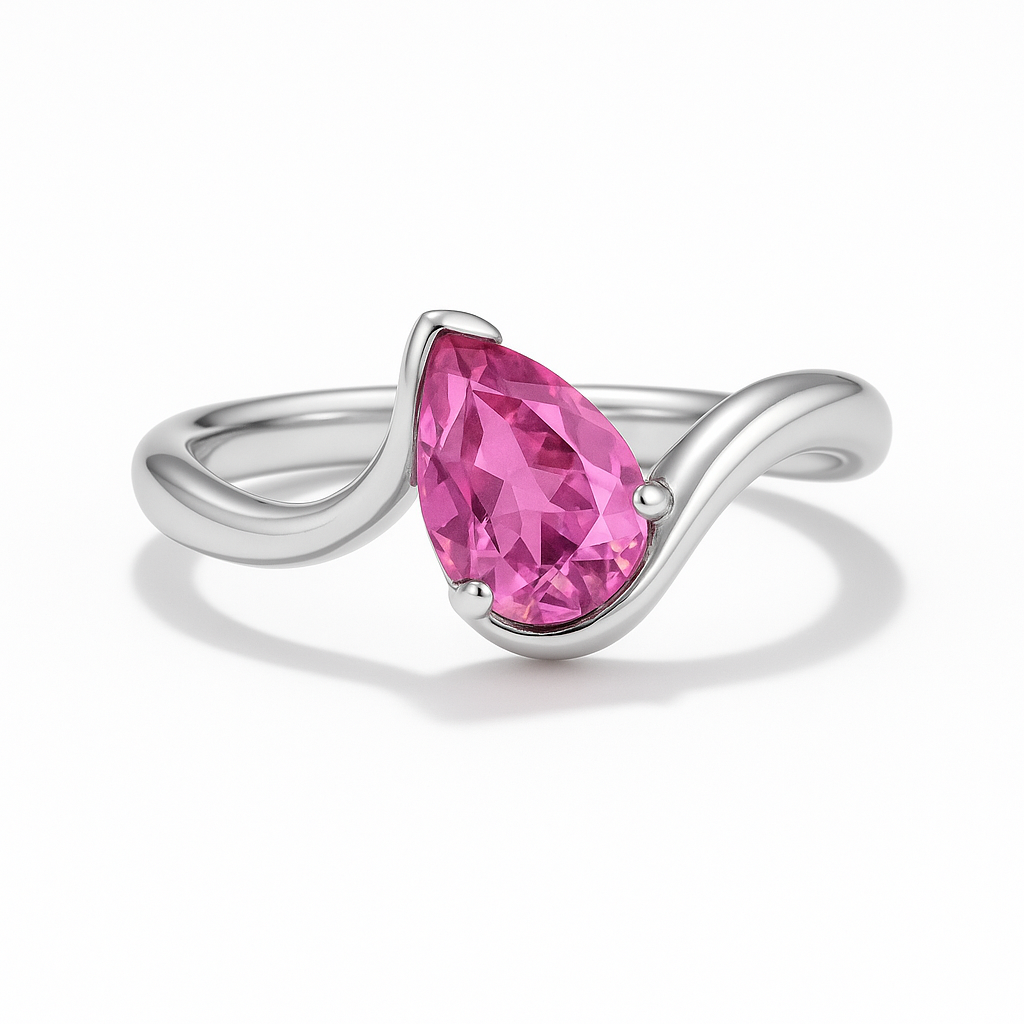 Anillo Pera | Estilo Wave