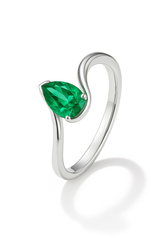 Anillo Pera | Estilo Wave