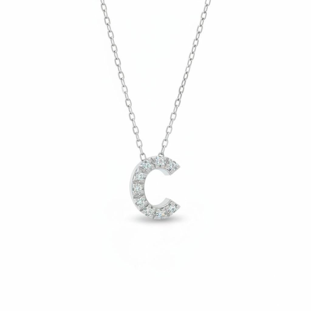 Dije Inicial con Micro Pavé | Letters Collection
