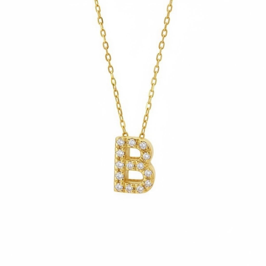 Dije Inicial con Micro Pavé | Letters Collection